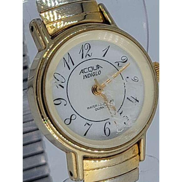 Acqua by Timex Indiglo Stretch Band Quartz Ladies Watch - Picture 1 of 8